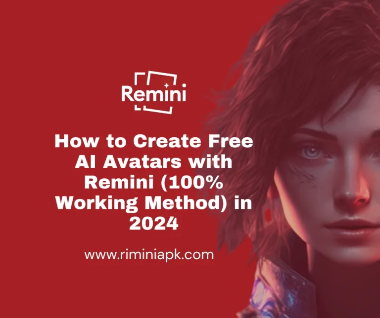 How to Create Free AI Avatars with Remini (100% Working Method) in 2024