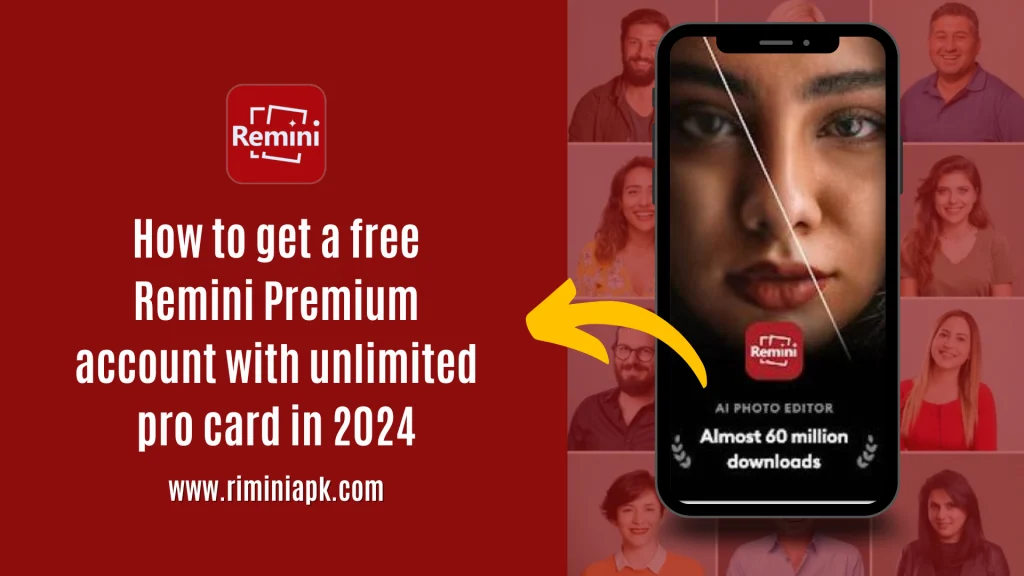 Remini Premium account with unlimited pro cards